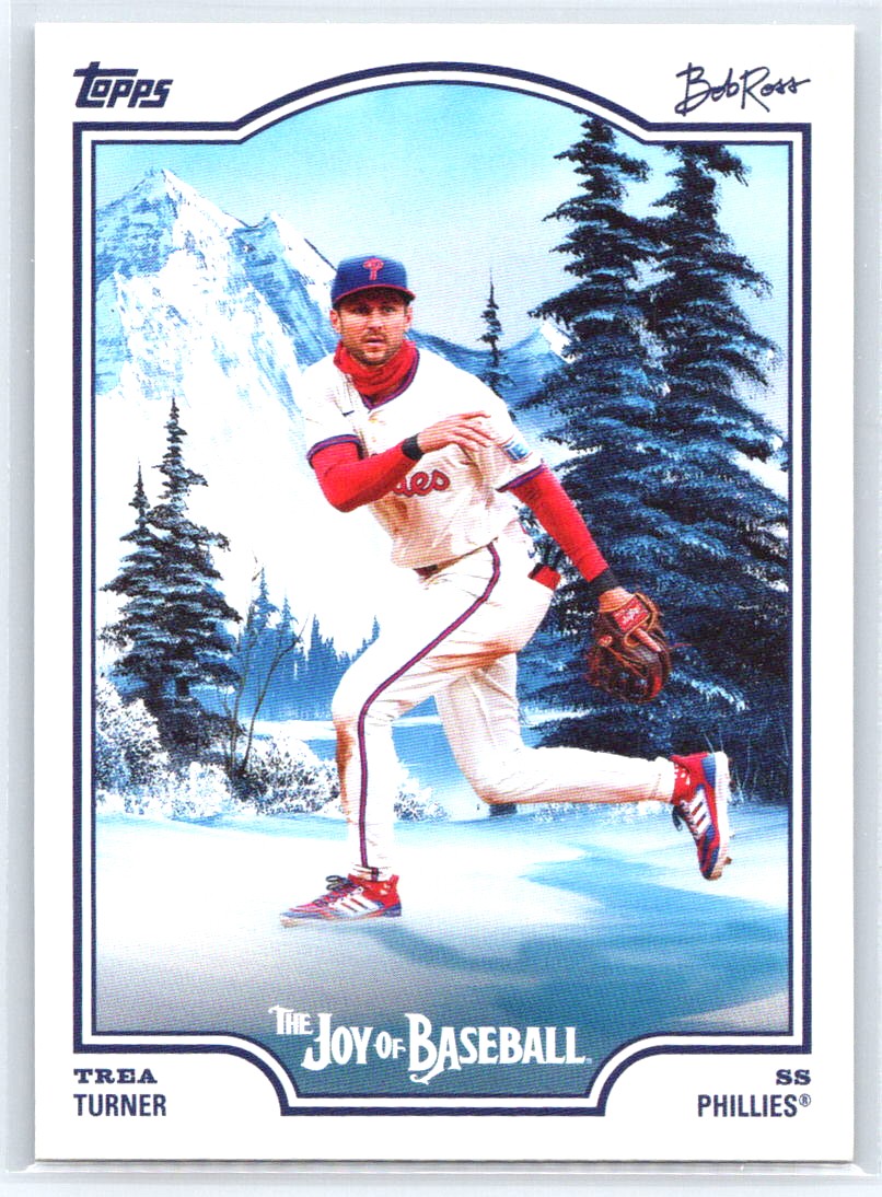 2025 Topps x Bob Ross: The Joy of Baseball #40 Trea Turner