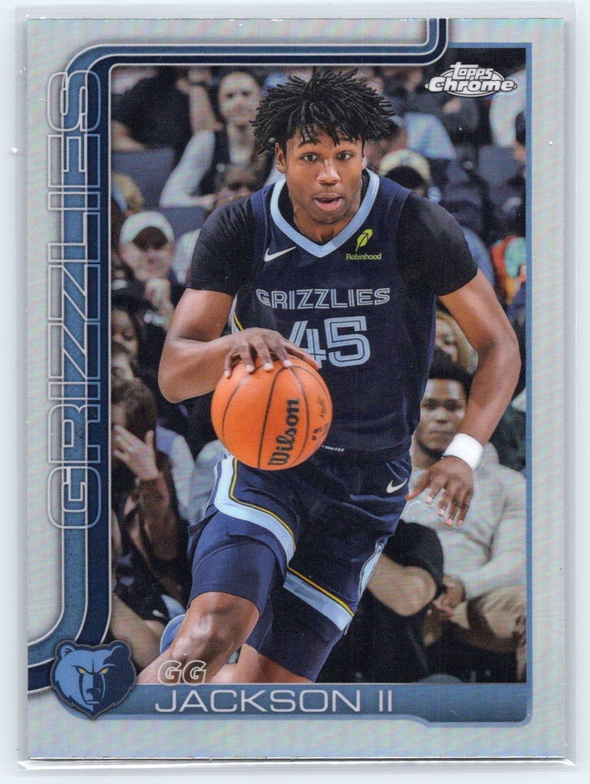 2025-26 Topps Chrome #199 GG Jackson II Refractor