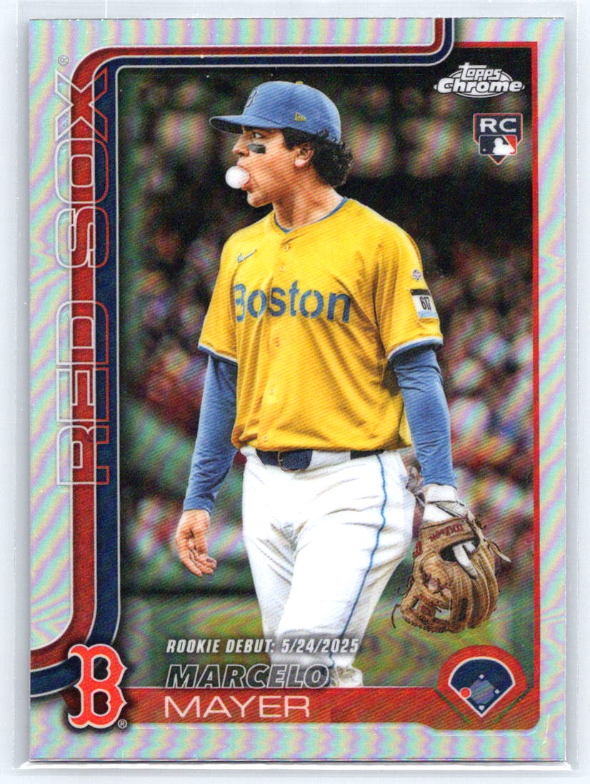 2025 Topps Chrome Update #USC117 Marcelo Mayer Refractors