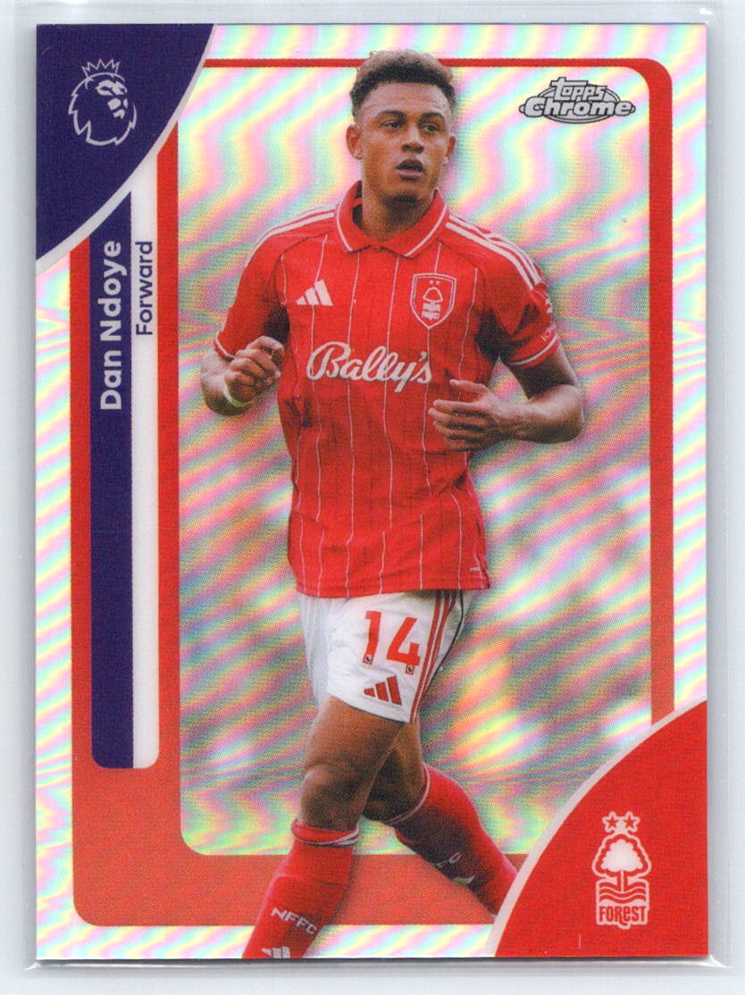 2025-26 Topps Chrome Premier League #153 Dan Ndoye Refractor