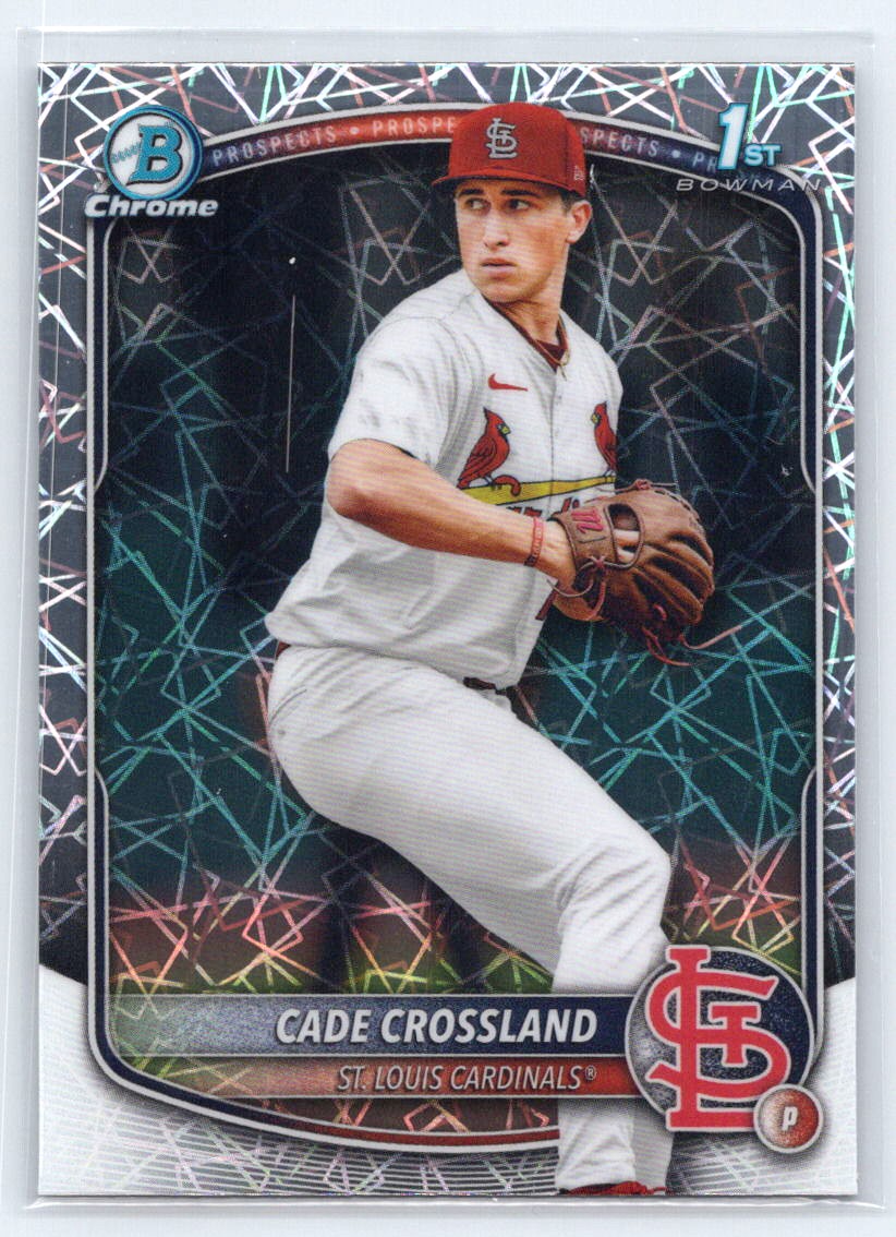 2025 Bowman Draft #BDC-183 Cade Crossland Chrome Laser Refractor