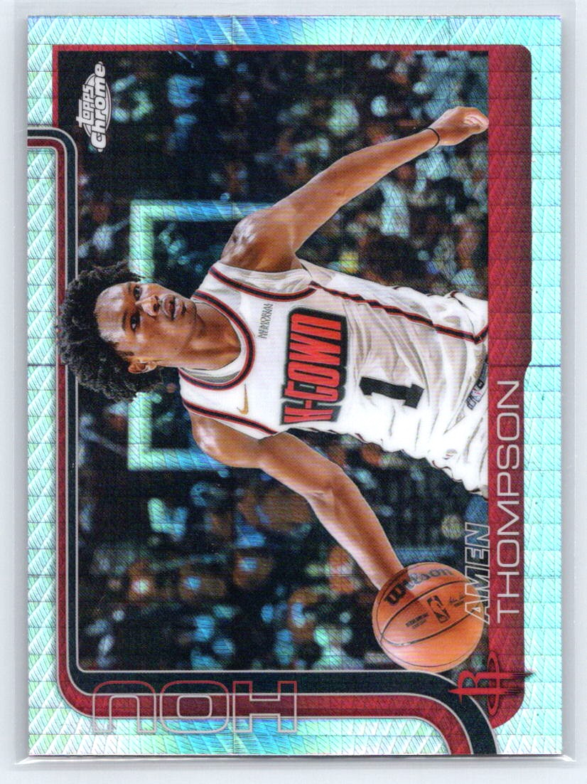 2025-26 Topps Chrome #17 Amen Thompson Prism Refractor