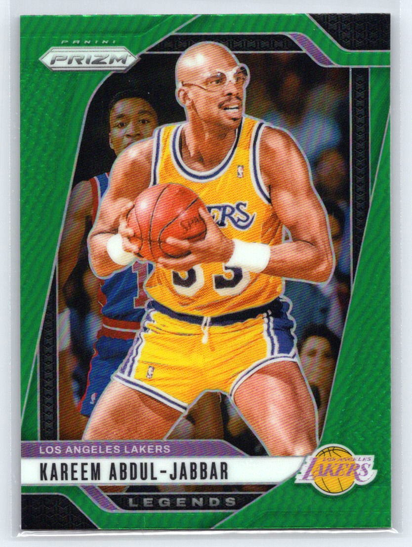 2024-25 Panini Prizm #279 Kareem Abdul-Jabbar Prizms Green