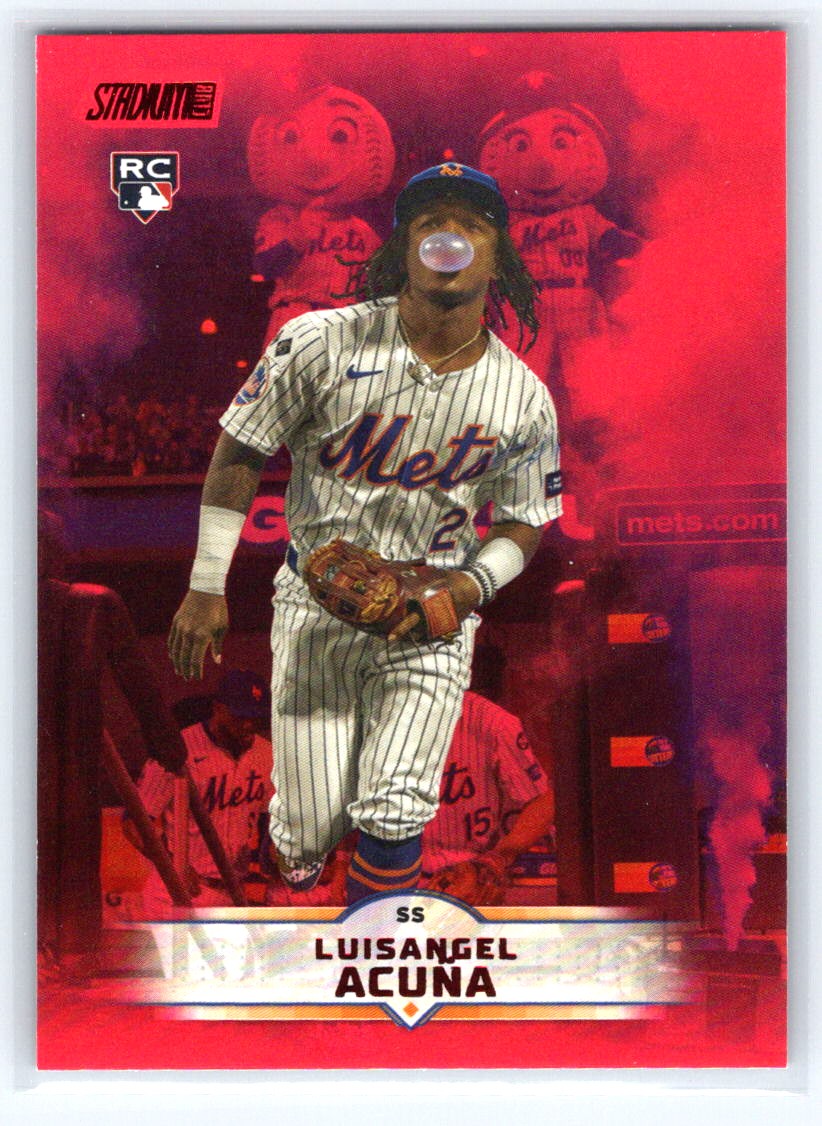 2025 Stadium Club #115 Luisangel Acuña Red Foil