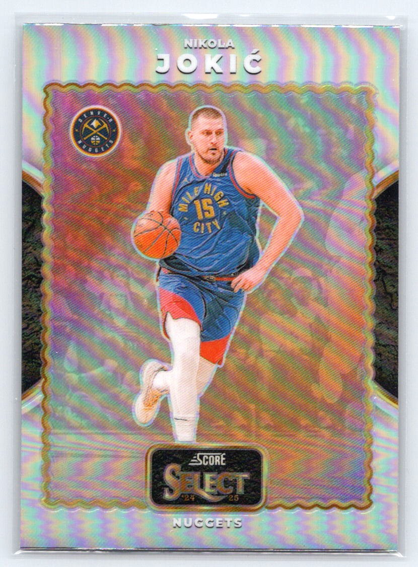 2024-25 Panini Select #8 Nikola Jokic Score Select Throwback