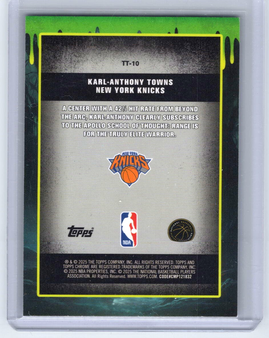 2025-26 Topps Chrome #TT-10 Karl-Anthony Towns Tall Tales