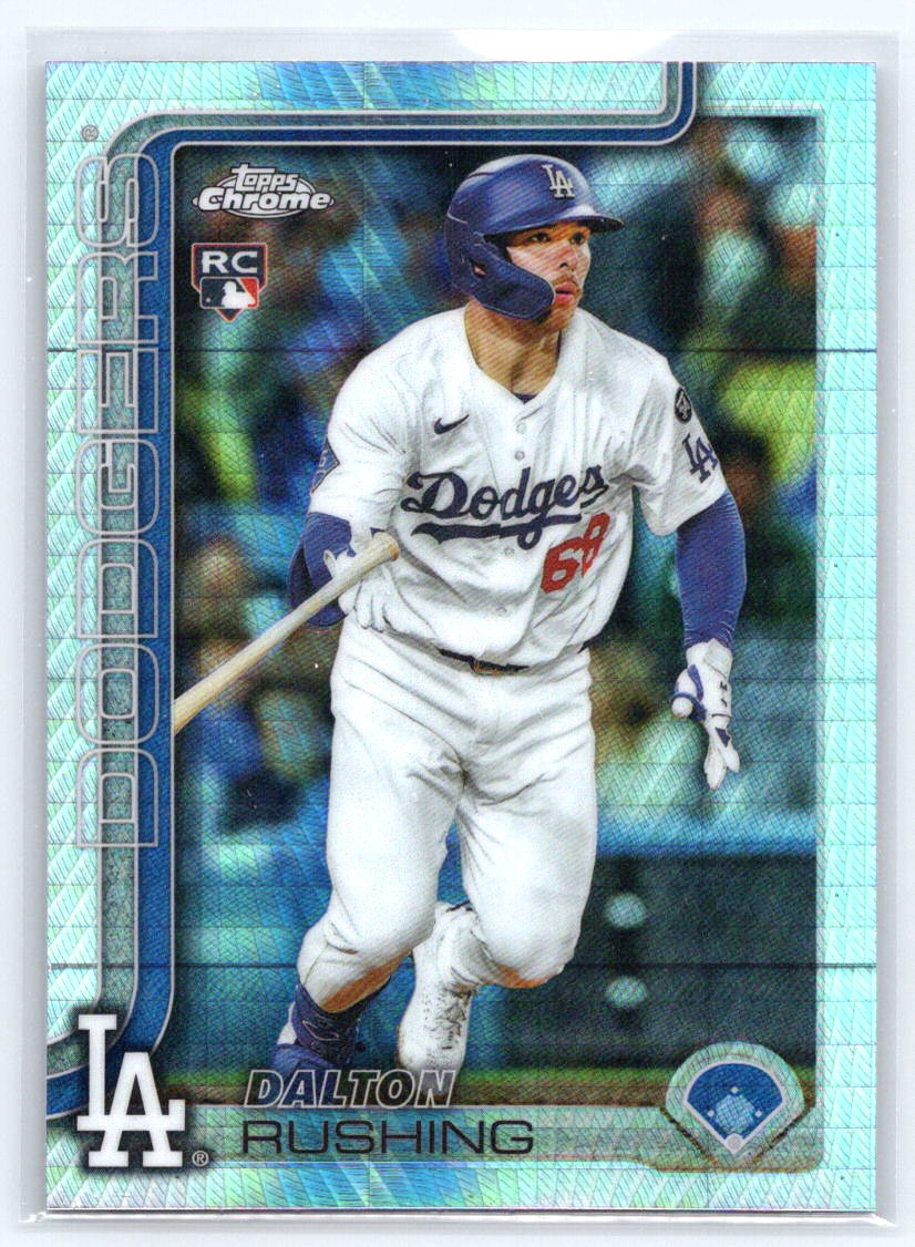 2025 Topps Chrome Update #USC129 Dalton Rushing Prism Refractors