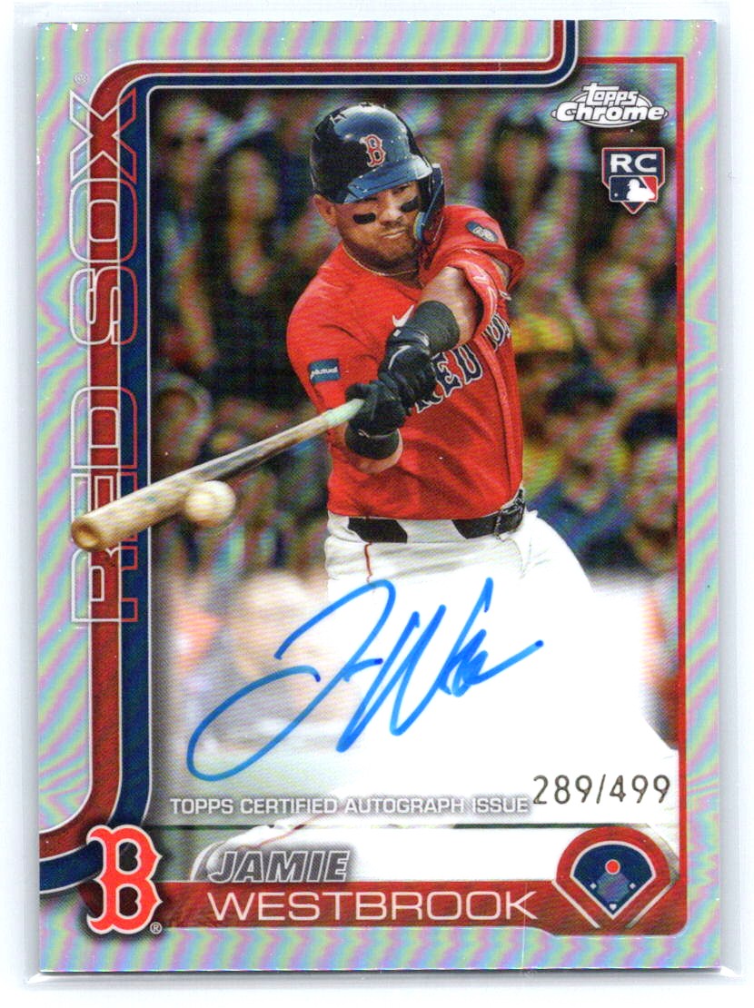 2025 Topps Chrome Update #RA-JWE Jamie Westbrook Chrome Update Autographs