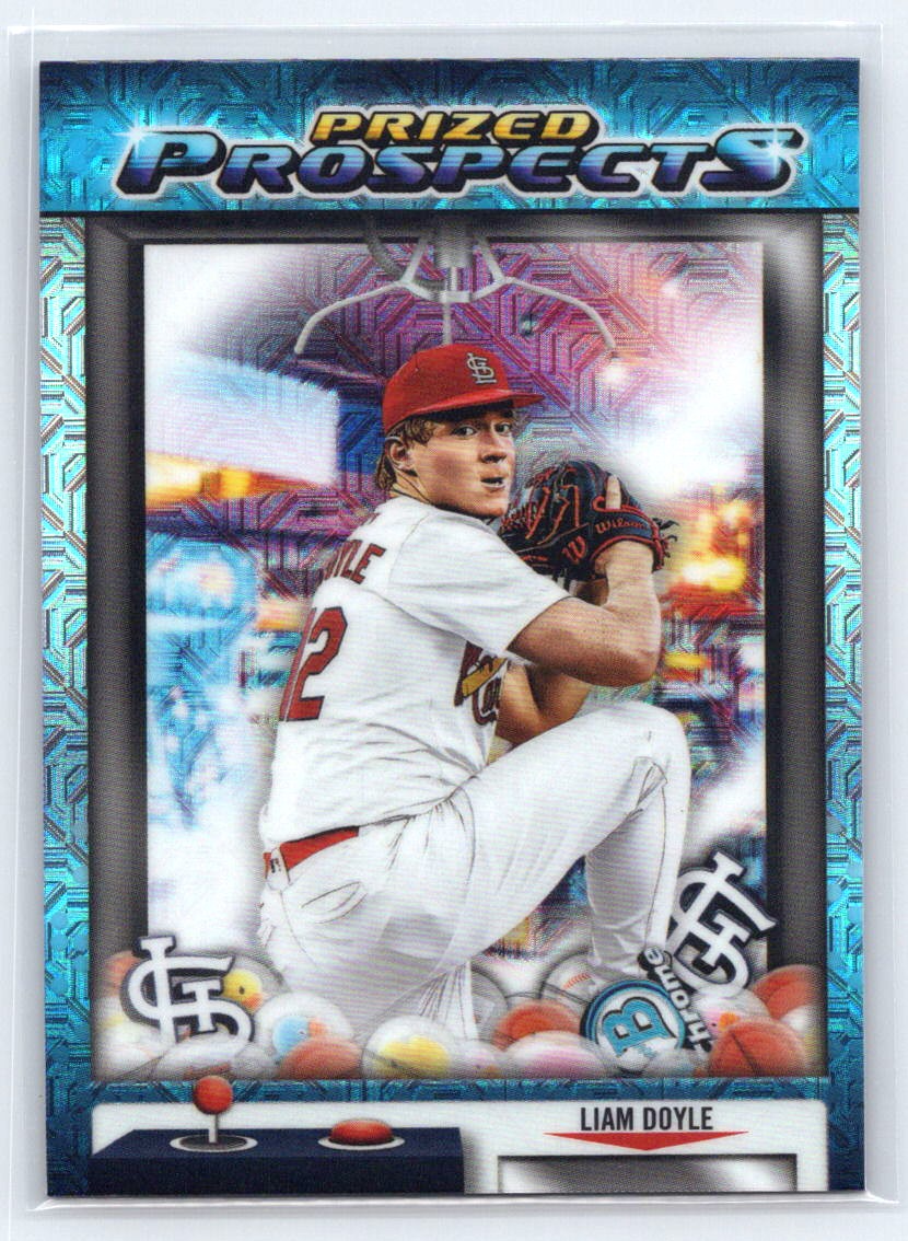 2025 Bowman Draft #PP-4 Liam Doyle Prized Prospects Mojo Refractor