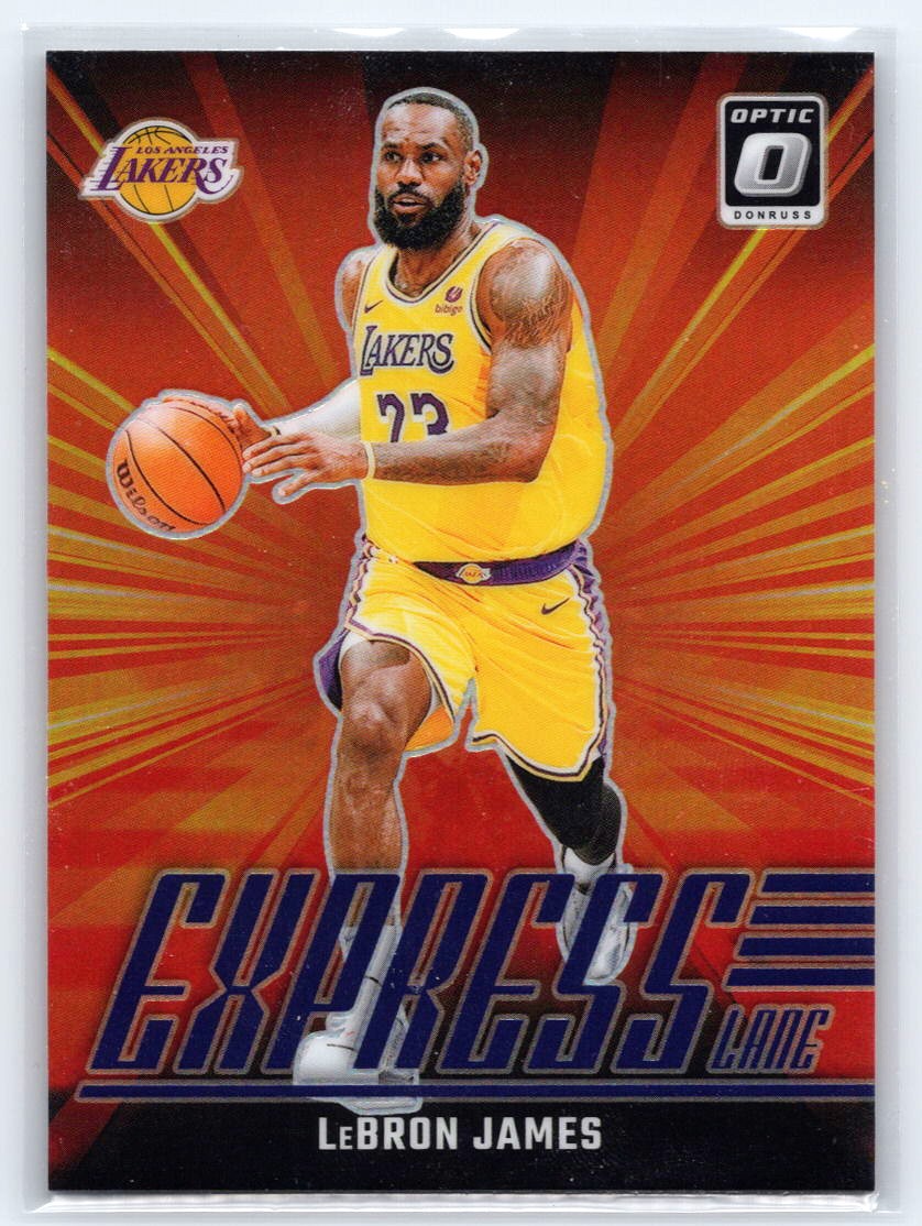 2024-25 Donruss Optic #2 LeBron James Express Lane Purple