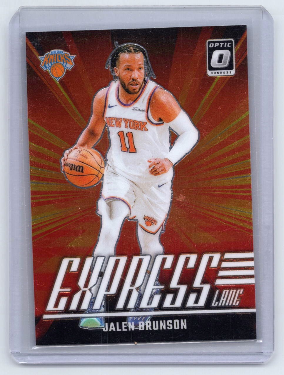 2024-25 Donruss Optic #21 Jalen Brunson Express Lane