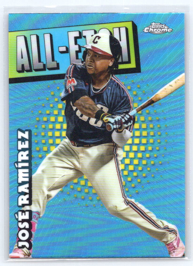 2025 Topps Chrome #CAE-20 Jose Ramirez Chrome All-Etch