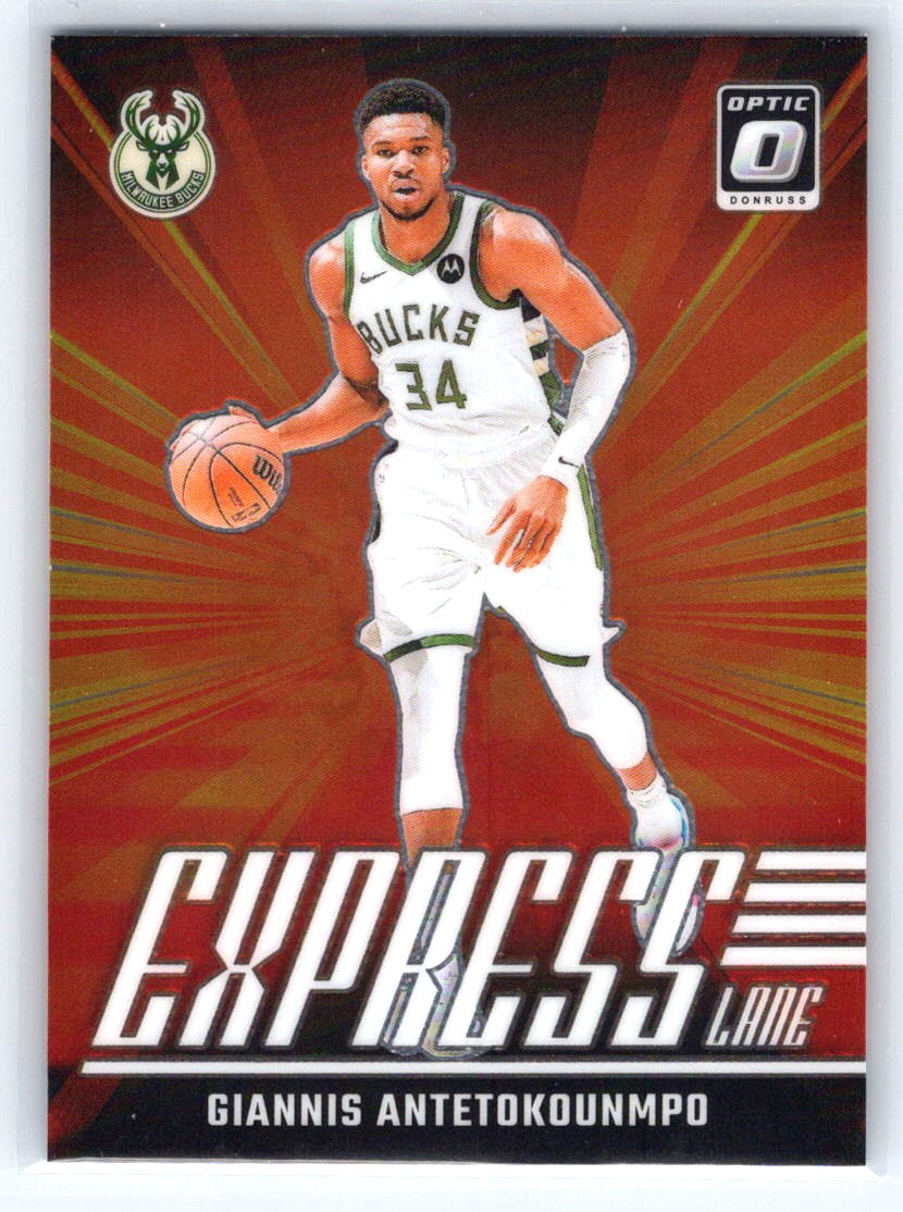 2024-25 Donruss Optic #22 Giannis Antetokounmpo Express Lane