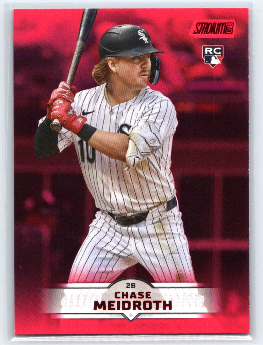 2025 Stadium Club #25 Chase Meidroth Red Foil