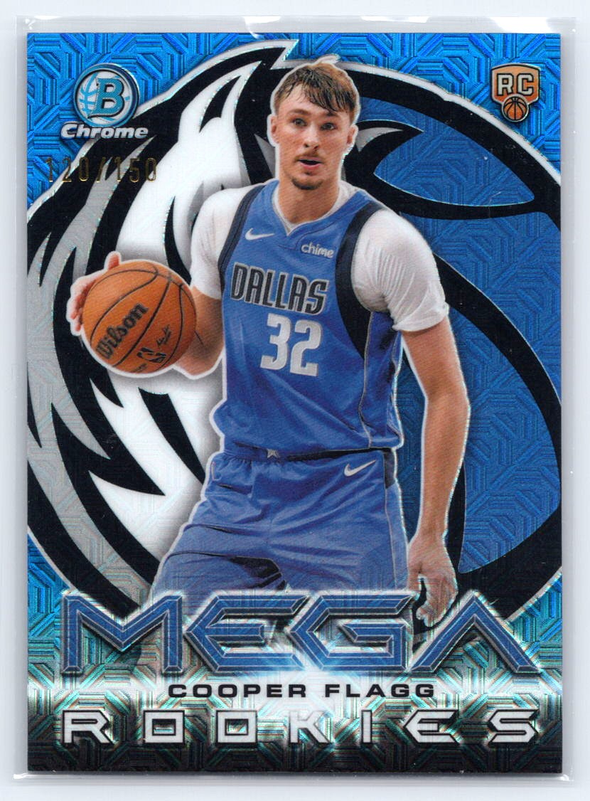 2025-26 Bowman #MR-1 Cooper Flagg Mega Prospects Blue Mojo #/150