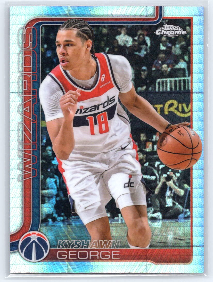 2025-26 Topps Chrome #237 Kyshawn George Prism Refractor