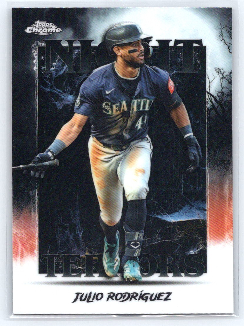 2025 Topps Chrome Update #NT-15 Julio Rodríguez Night Terrors