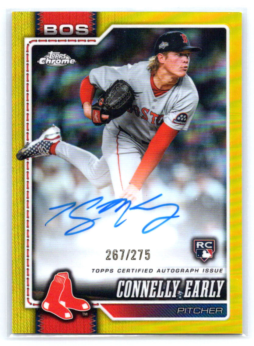 2026 Topps Chrome #RA-CEA Connelly Early Autographs Yellow Refractors #/275