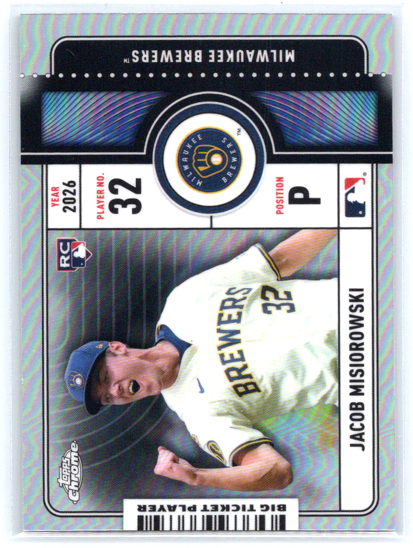 2026 Topps Chrome #BTP-2 Jacob Misiorowski Big Ticket Players