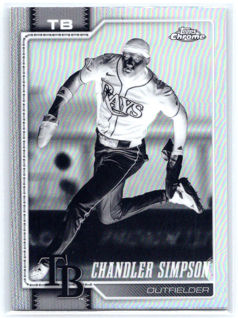 2026 Topps Chrome #152 Chandler Simpson Negative Refractors