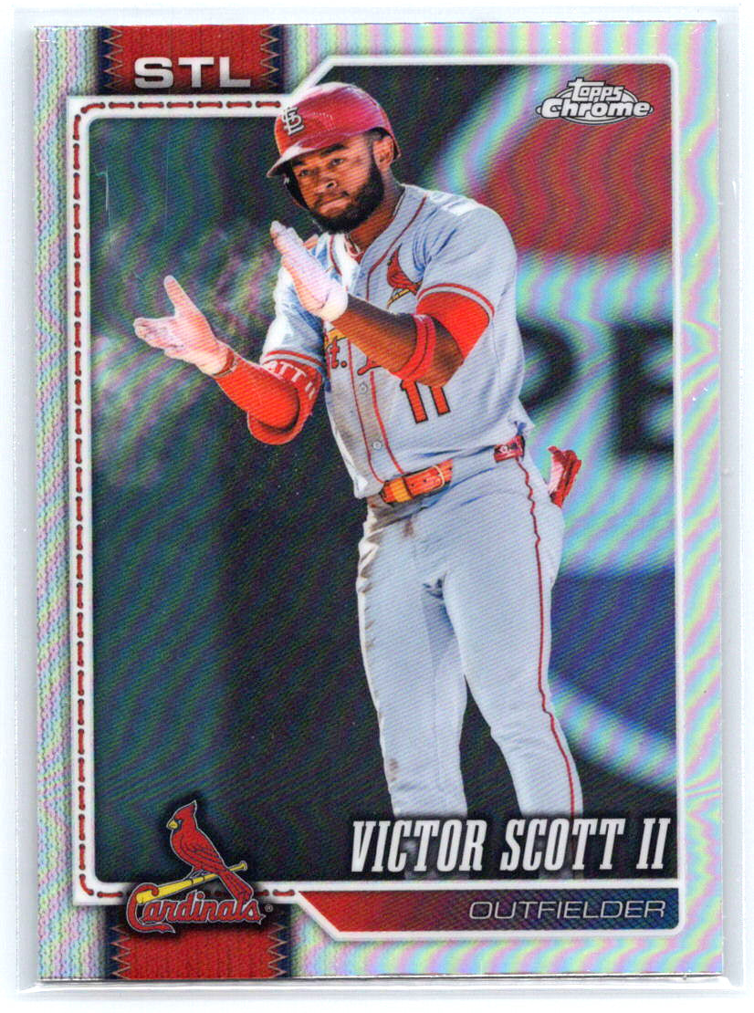 2026 Topps Chrome #53 Victor Scott II Refractors