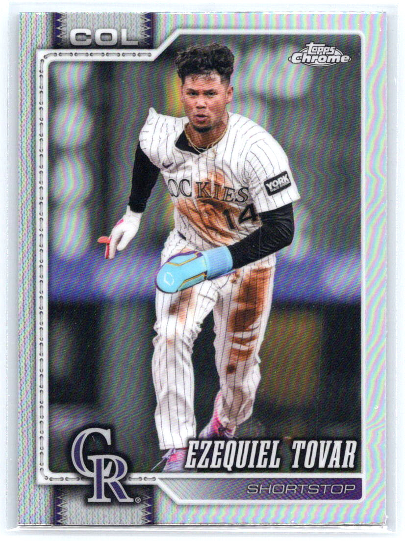 2026 Topps Chrome #8 Ezequiel Tovar Refractors