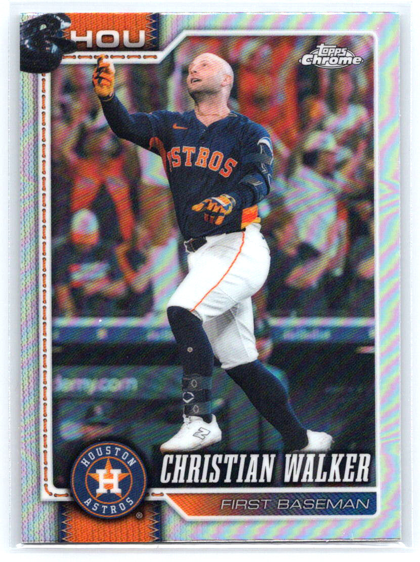 2026 Topps Chrome #252 Christian Walker Refractors